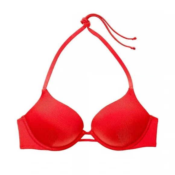 🆕 VICTORIA'S SECRET SWIM Mix-and-Match Bombshell Push-Up Bikini Top Add-2 cups - Picture 3 of 13